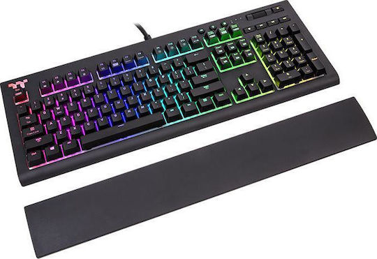 Thermaltake TT Premium X1 RGB Gaming Keyboard with Cherry MX Speed Switches and RGB Lighting (English US)
