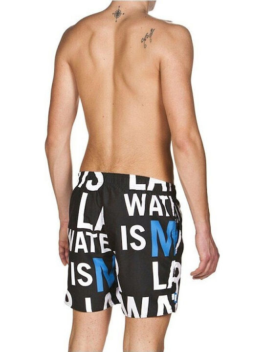 Arena Manifesto Herren Badehose Shorts Marineblau