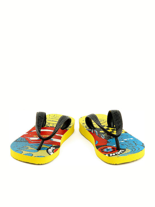 Kinder Flip Flops Disney Autos Schwarz Cars