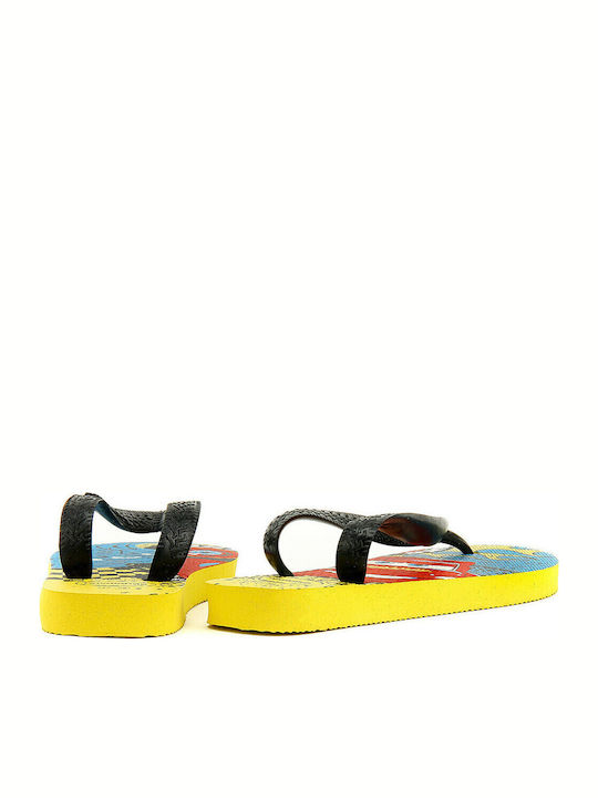 Kinder Flip Flops Disney Autos Schwarz Cars