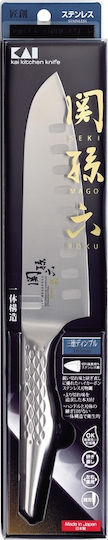Kai Seki Magoroku Μαχαίρι Santoku από Ανοξείδωτο Ατσάλι 16.5cm
