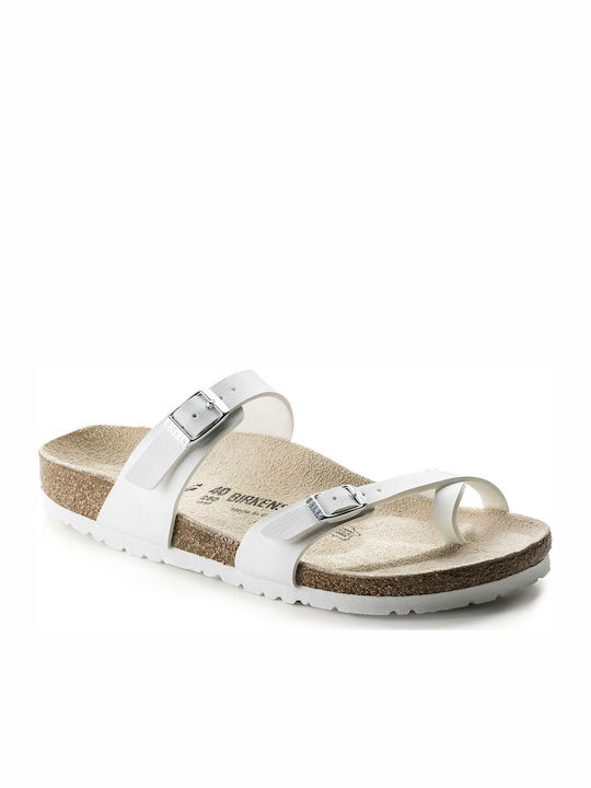 Mayari Birko-Flor Women's Anatomic Sandals White Regular Fit