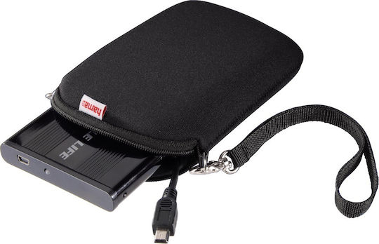 HAMA HDD 2.5" Abdeckung Neopren Schwarz (00095505)