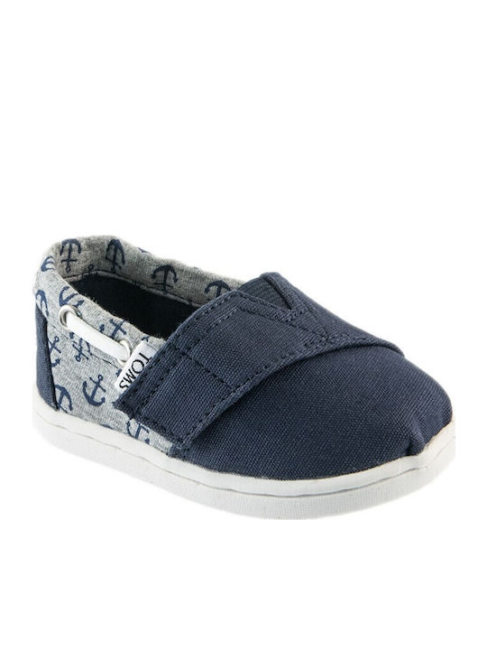 Kids Espradrilles Blue Tiny Alpargata Anchor