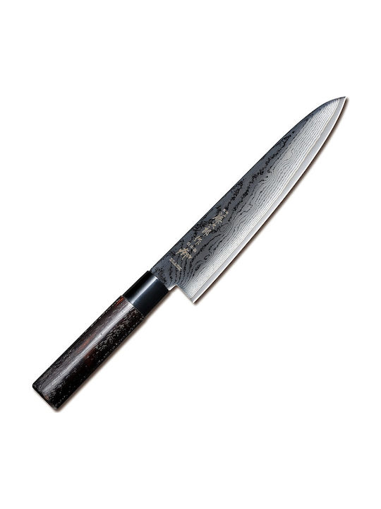 Tojiro Shippu Black Knife Chef from Damascus Steel 21cm