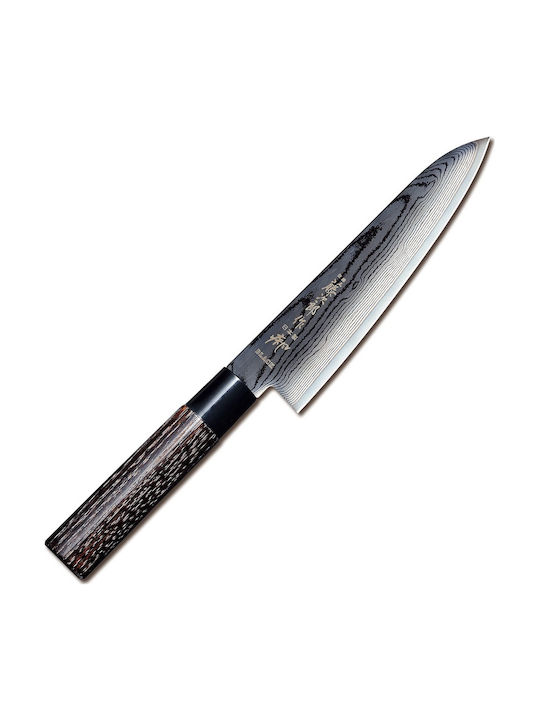 Tojiro Shippu Black Chef Knife of Damascus Steel 18cm FD-1593