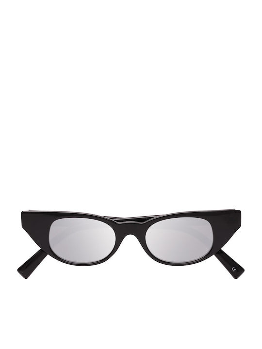 Le Specs Adam Selman Ochelari de soare Μαύρα cu Cadru & Negru Lentilă
