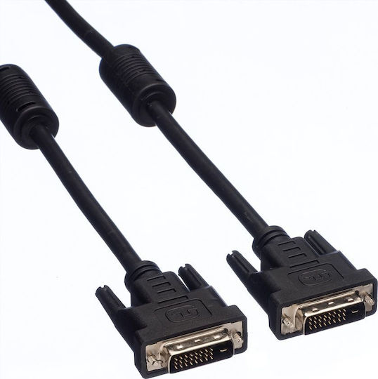 Value 5m DVI-D male to DVI-D male Cable Black (11.99.5555)