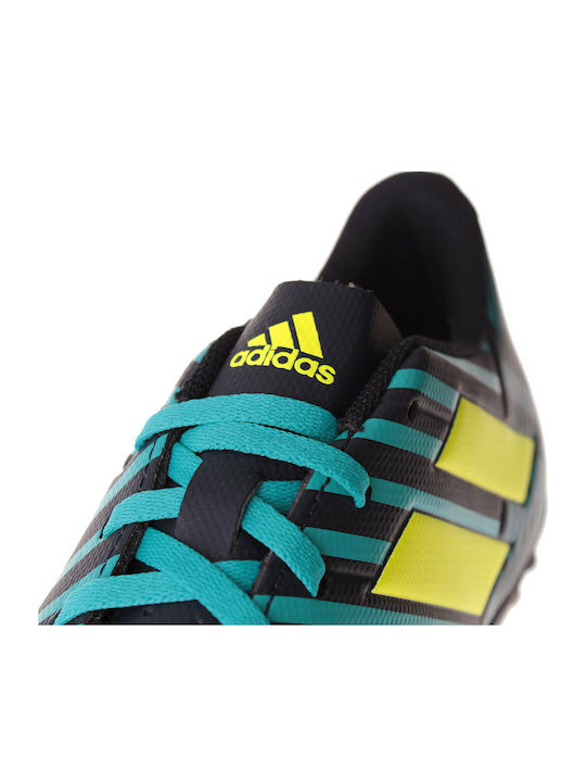 adidas FC 17.4 Low Football Shoes TF with Molded Cleats Blue