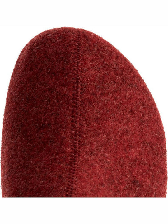 Lauren Anatomical Leather Women's Slippers Burgundy