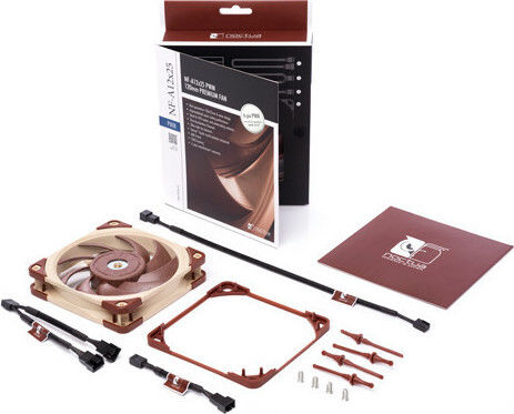 Noctua NF-A12x25 Case Fan 120mm (2000rpm / 60cfm) Χωρίς Led Φωτισμό και Σύνδεση 4-Pin PWM Καφέ