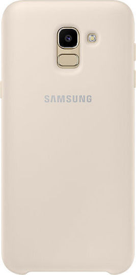 Samsung Задна корица Силикон Златист (Galaxy J6) WW