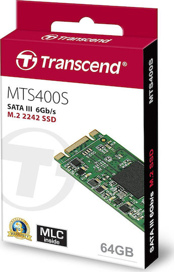 Transcend MTS400S SSD 64GB M.2 SATA III