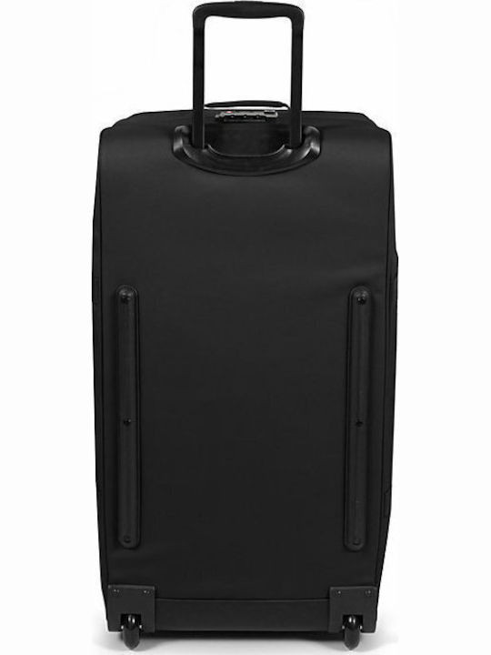 Eastpak Tranverz L Large Fabric Black Suitcase with 2 Wheels Height 79cm