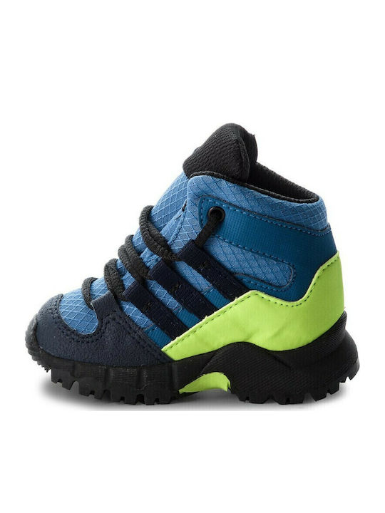 Kids Hiking Boots Terrex Mid Waterproof Trace Royal / Collegiate Navy / Solar Slime