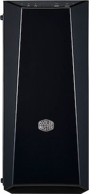 CoolerMaster MasterBox Lite 5 Midi Tower Компютърна кутия със страничен прозорец Черен