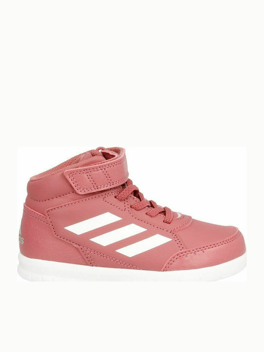 Altasport Mid EL Παιδικά Sneakers High με Σκρατς Ροζ
