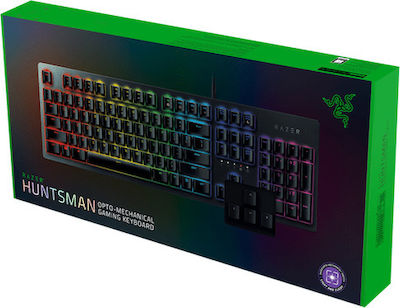 Razer Huntsman Gaming Tastatură mecanică cu Razer Clicky switch-uri și iluminare RGB