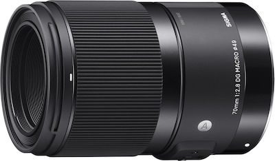 Sigma Full Frame Φωτογραφικός Φακός 70mm F2.8 DG Art Standard / Macro για Sony E Mount Black