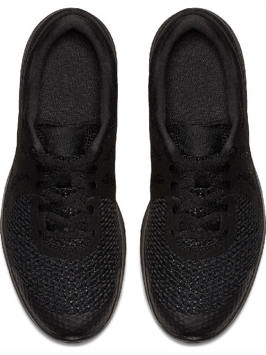 Revolution Revolution 4 GS Kids Sports Shoes Running with Laces Black
