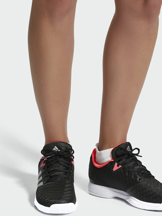 adidas Barricade Tennisschuhe Alle Gerichte Core Black / Matte Silver / Flash Red