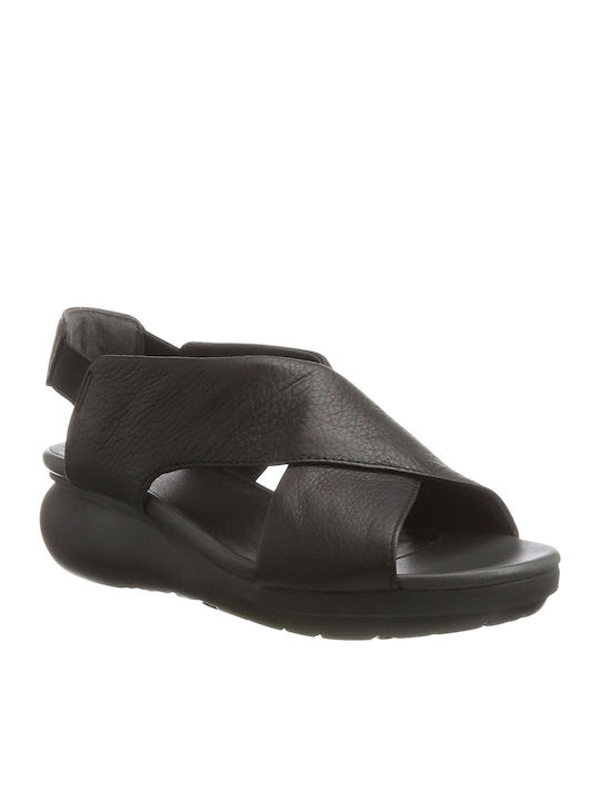 Balloon Anatomic Women's Suede Platform Shoes Black