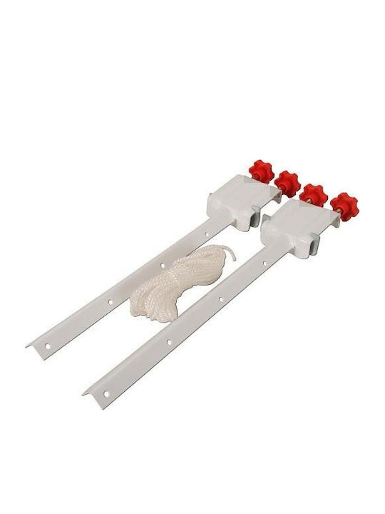 Viovas Metallic Wall Mounted Balcony Railings with Hanging Length 53m