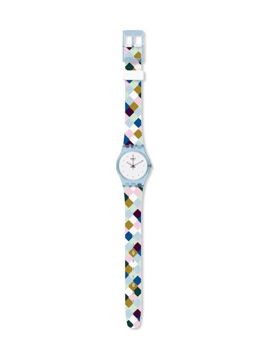 Swatch Arle-Queen Watch with Rubber Strap