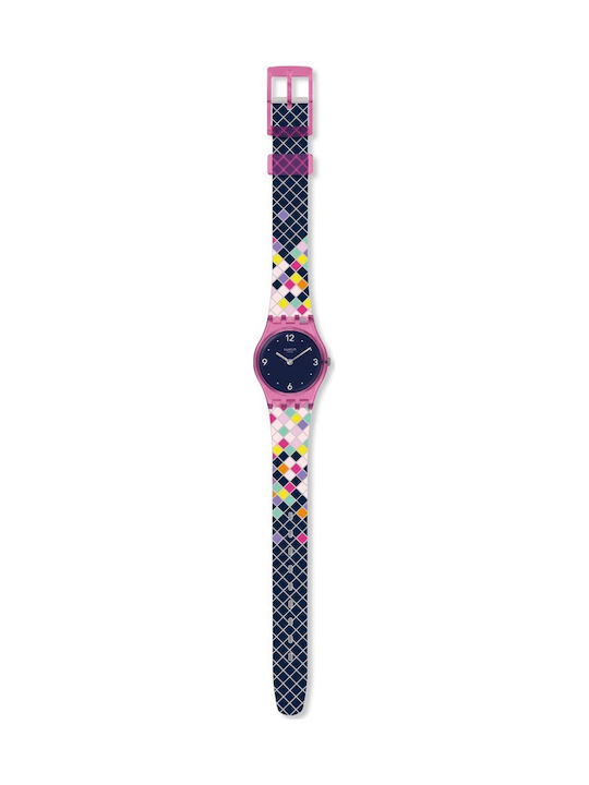 Swatch Squarolor Uhr mit Batteriewerk
