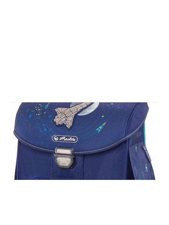 Herlitz Smart Space Schulranzen Rucksack Grundschule, Grundschule in Blau Farbe