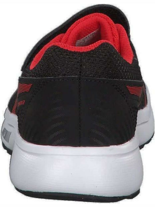 Stormer 2 PS Incaltaminte Sport Copii Alergare Cu Închidere Hoop & Loop Negre