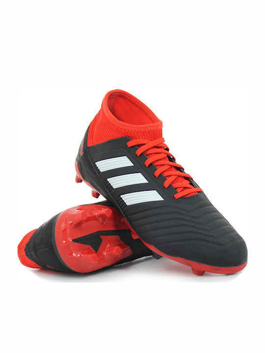 Predator 18.3 FG Kids Molded Soccer Shoes with Sock Black