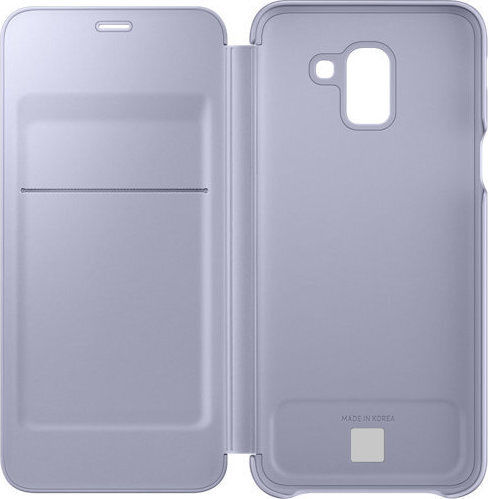 Samsung Cover Book Synthetic Leather Purple (Galaxy J6) EF-WJ600CVEGWW