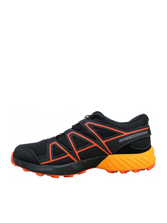 Speedcross Junior Αδιάβροχα Αθλητικά Παιδικά Παπούτσια Running με Κορδόνια Μαύρα