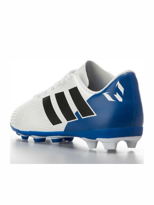 Performance Nemeziz Messi 18.4 Kids Molded Soccer Shoes White