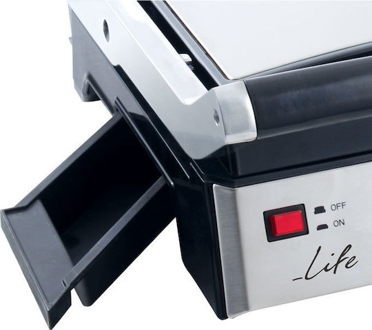 Life The GrillFather Sandwichmaker Grill mit Abnehmbaren Platten 2000W Inox