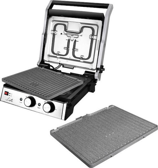 Life The GrillFather Sandwichmaker Grill mit Abnehmbaren Platten 2000W Inox