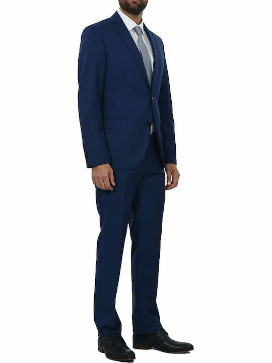 TOM FRANK SUIT BICUSPID SUIT SL-302 MICRO DESIGN SUPER 130 ROYAL BLUE