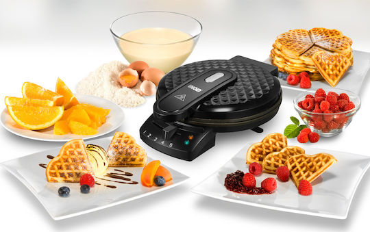 Unold Βαφλιέρα για Βάφλες Καρδιά 1200W
