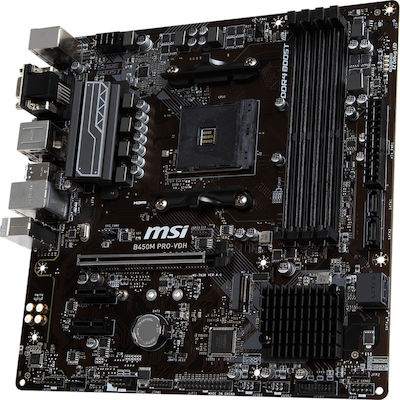 MSI B450M Pro-VDH Placă de bază Micro ATX cu AMD AM4 Socket