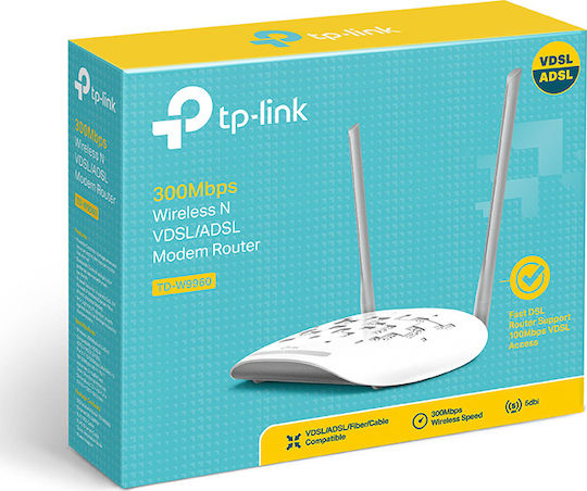 TP-LINK TD-W9960 v1 Ασύρματο VDSL2 Modem Router Wi‑Fi 4 με 4 Θύρες