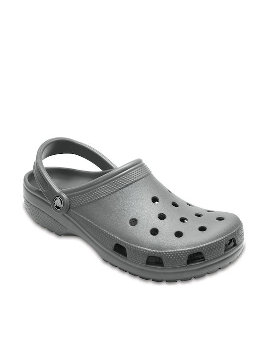 Crocs Classic Ανατομικά Σαμπό Γκρι