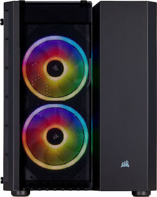 Corsair Crystal Series 280X RGB Gaming Midi Tower Computer Case with Window Panel Black