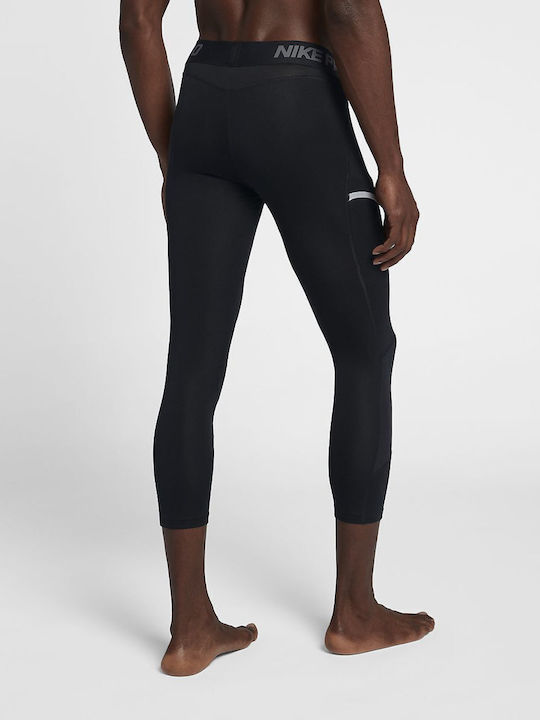 Nike Herren Sportleggings Kompression Capri Schwarz