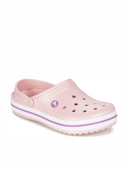 Crocs Crocband Γυναικεία Ανατομικά Σαμπό Ροζ 11016-6MB