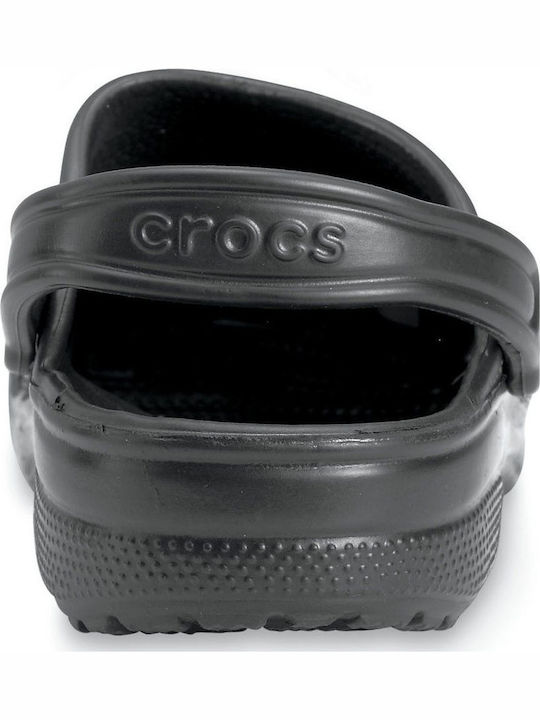 Crocs Classic Ανατομικά Σαμπό Μαύρα