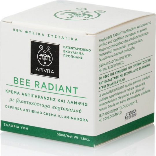 Apivita Bee Radiant Licht Creme Gesicht Tag 50ml