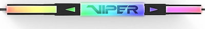 Patriot Viper RGB 16GB DDR4 RAM με 2 Modules (2x8GB) και Ταχύτητα 3000 για Desktop