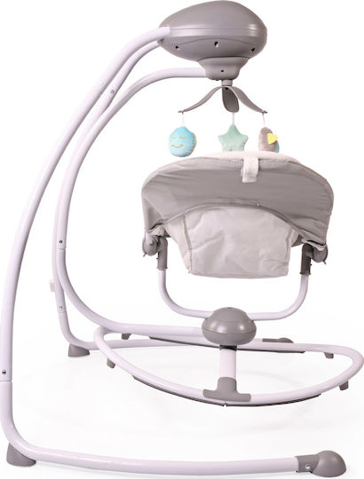 Cangaroo Electric Relax pentru Bebeluși Leagăn Woodsy cu Muzică Gri pentru Copil până la 9kg