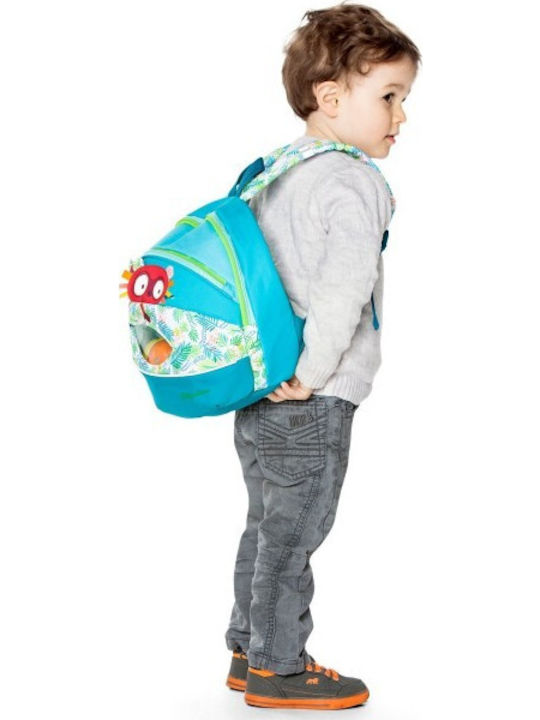 Lilliputiens Georges School Bag Backpack Kindergarten in Turquoise color